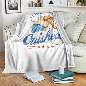Subtle Abolish ICE Throw Blanket Funny Vintage I Like My Ice Crushed TS10 Print Your Wear