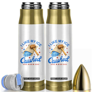 Subtle Abolish ICE Bullet Tumbler Funny Vintage I Like My Ice Crushed TS10 White Print Your Wear