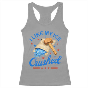 Subtle Abolish ICE Racerback Tank Top Funny Vintage I Like My Ice Crushed TS10 Sport Gray Print Your Wear
