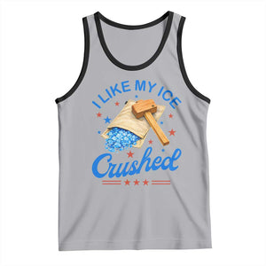 Subtle Abolish ICE Tank Top Funny Vintage I Like My Ice Crushed TS10 Athletic Heather Black Print Your Wear