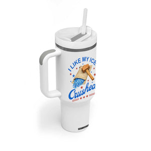 Subtle Abolish ICE Tumbler With Handle Funny Vintage I Like My Ice Crushed TS10 Print Your Wear