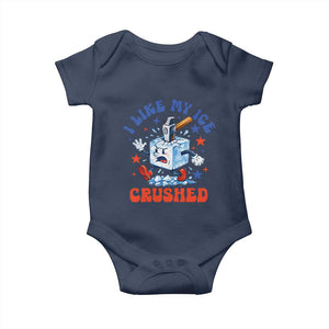Subtle Abolish ICE Baby Onesie Vintage I Like My Ice Crushed TS10 Navy Print Your Wear