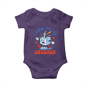Subtle Abolish ICE Baby Onesie Vintage I Like My Ice Crushed TS10 Purple Print Your Wear