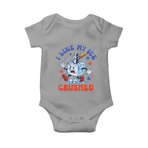 Subtle Abolish ICE Baby Onesie Vintage I Like My Ice Crushed TS10 Sport Gray Print Your Wear
