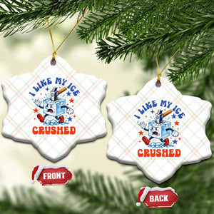 Subtle Abolish ICE Ceramic Ornament Vintage I Like My Ice Crushed TS10 Print Your Wear