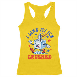 Subtle Abolish ICE Racerback Tank Top Vintage I Like My Ice Crushed TS10 Daisy Print Your Wear