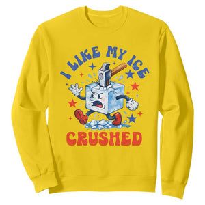 Subtle Abolish ICE Sweatshirt Vintage I Like My Ice Crushed TS10 Daisy Print Your Wear