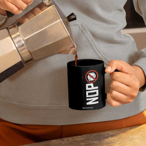 No ICE Protest Coffee Mug Nope Sign Vertical TS10 Print Your Wear