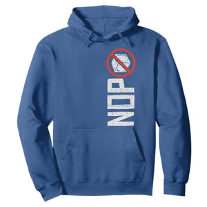 No ICE Protest Hoodie Nope Sign Vertical TS10 Royal Blue Print Your Wear