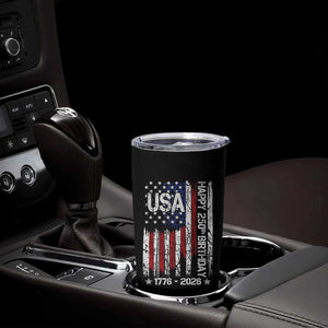 250 Years America Anniversary Flag Tumbler Cup 4th of July Patriotic Independence Day TS10 Print Your Wear