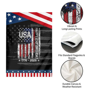 250 Years America Anniversary Flag Garden Flag 4th of July Patriotic Independence Day TS10 Print Your Wear