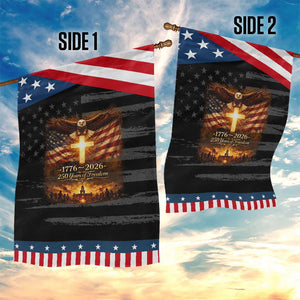 250th Anniversary USA Garden Flag 1776 2026 4th of July Patriotic Us 250 Flag TS10 Print Your Wear