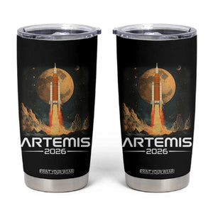 Launch To The Moon Mission Tumbler Cup TS10 Black Print Your Wear