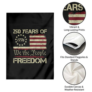 250 Years United States Garden Flag We The People 1776 2026 Flag Memorial Day Patriotic 250th Birthday TS10 Print Your Wear