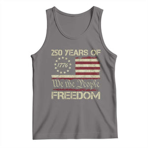 250 Years United States Tank Top We The People 1776 2026 Flag Memorial Day Patriotic 250th Birthday TS10 Deep Heather Print Your Wear
