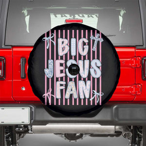 Big Jesus Fan Spare Tire Cover Striped Preppy Christian Believer Faith God Religious Gifts TS10 Black Print Your Wear