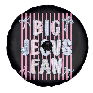 Big Jesus Fan Spare Tire Cover Striped Preppy Christian Believer Faith God Religious Gifts TS10 Print Your Wear