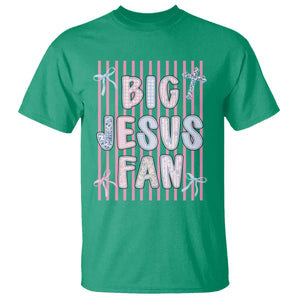 Big Jesus Fan T Shirt Striped Preppy Christian Believer Faith God Religious Gifts TS10 Irish Green Print Your Wear