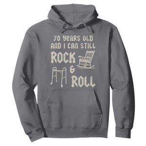 70th Birthday Gift For Men Hoodie Funny Man Saying Gag Gift 70 Years Old Birthday TS10 Charcoal Print Your Wear