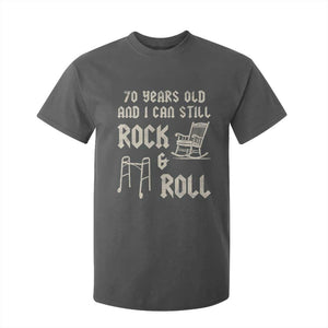 70th Birthday Gift For Men T Shirt For Kid Funny Man Saying Gag Gift 70 Years Old Birthday TS10 Dark Heather Print Your Wear