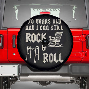 70th Birthday Gift For Men Spare Tire Cover Funny Man Saying Gag Gift 70 Years Old Birthday TS10 Black Print Your Wear
