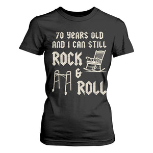 70th Birthday Gift For Men T Shirt For Women Funny Man Saying Gag Gift 70 Years Old Birthday TS10 Black Print Your Wear