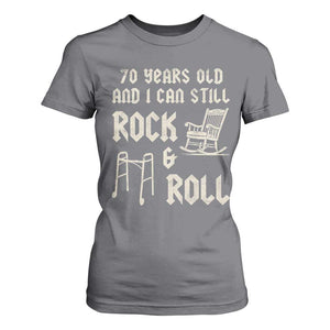 70th Birthday Gift For Men T Shirt For Women Funny Man Saying Gag Gift 70 Years Old Birthday TS10 Charcoal Print Your Wear