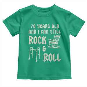 70th Birthday Gift For Men Toddler T Shirt Funny Man Saying Gag Gift 70 Years Old Birthday TS10 Irish Green Print Your Wear
