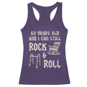 60th Birthday Gift For Men Racerback Tank Top Funny Man Saying Gag Gift 60 Years Old Birthday TS10 Purple Print Your Wear