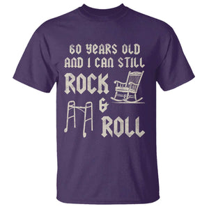 60th Birthday Gift For Men T Shirt Funny Man Saying Gag Gift 60 Years Old Birthday TS10 Purple Print Your Wear