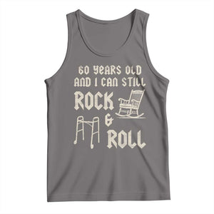60th Birthday Gift For Men Tank Top Funny Man Saying Gag Gift 60 Years Old Birthday TS10 Deep Heather Print Your Wear
