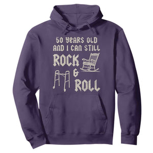 50th Birthday Gift For Men Hoodie Funny Man Saying Gag Gift 50 Years Old Birthday TS10 Purple Print Your Wear