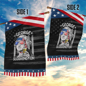 Funny 4th of July George Sloshington Washington Garden Flag Retro America Flag TS10 Print Your Wear