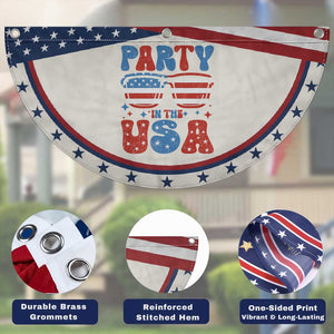 Party in The USA Patriotic Fan Flag 4th of July Independence Day