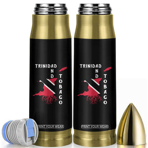 Trinidad and Tobago Flag Bullet Tumbler Trini Trinidadian Proud TS10 Black Print Your Wear