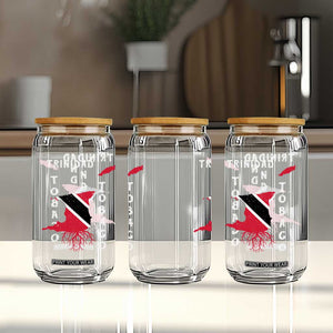 Trinidad and Tobago Flag Glass Can Trini Trinidadian Proud TS10 Print Your Wear