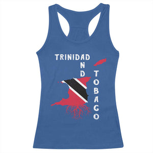 Trinidad and Tobago Flag Racerback Tank Top Trini Trinidadian Proud TS10 Royal Blue Print Your Wear