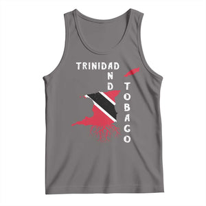 Trinidad and Tobago Flag Tank Top Trini Trinidadian Proud TS10 Deep Heather Print Your Wear