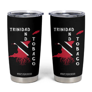 Trinidad and Tobago Flag Tumbler Cup Trini Trinidadian Proud TS10 Black Print Your Wear