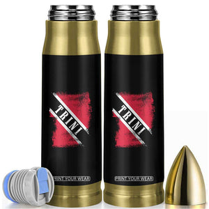Trinidad and Tobago Flag Bullet Tumbler Caribbean Souvenir TS10 Black Print Your Wear