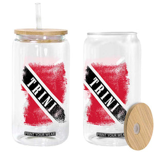 Trinidad and Tobago Flag Glass Can Caribbean Souvenir TS10 Print Your Wear