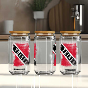 Trinidad and Tobago Flag Glass Can Caribbean Souvenir TS10 Print Your Wear
