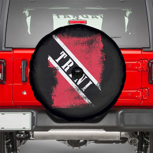 Trinidad and Tobago Flag Spare Tire Cover Caribbean Souvenir TS10 Black Print Your Wear