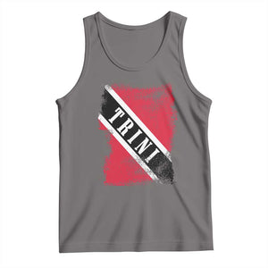 Trinidad and Tobago Flag Tank Top Caribbean Souvenir TS10 Deep Heather Print Your Wear