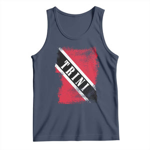 Trinidad and Tobago Flag Tank Top Caribbean Souvenir TS10 Navy Print Your Wear