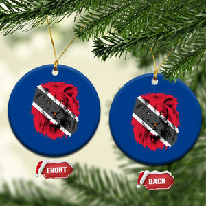 Trinidad and Tobago Flag Lion Ceramic Ornament Caribbean Souvenir TS10 1pc Blue Print Your Wear