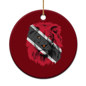 Trinidad and Tobago Flag Lion Ceramic Ornament Caribbean Souvenir TS10 1pc Red Print Your Wear
