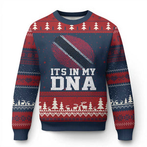 Trinidad and Tobago In My DNA Ugly Christmas Sweater Trini Trinidadian Proud TS10 Navy Red Print Your Wear