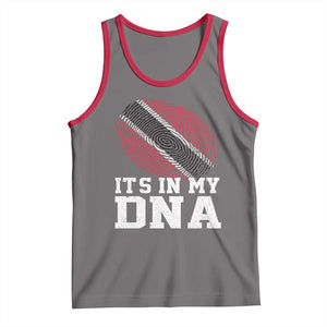 Trinidad and Tobago In My DNA Tank Top Trini Trinidadian Proud TS10 Deep Heather Red Print Your Wear
