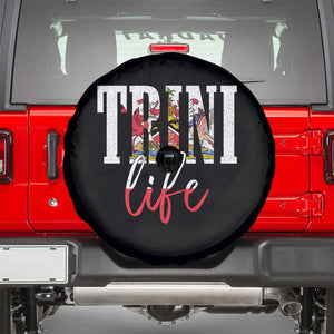 Trini Life Spare Tire Cover Trinidad and Tobago Flag Caribbean Souvenir TS10 Black Print Your Wear